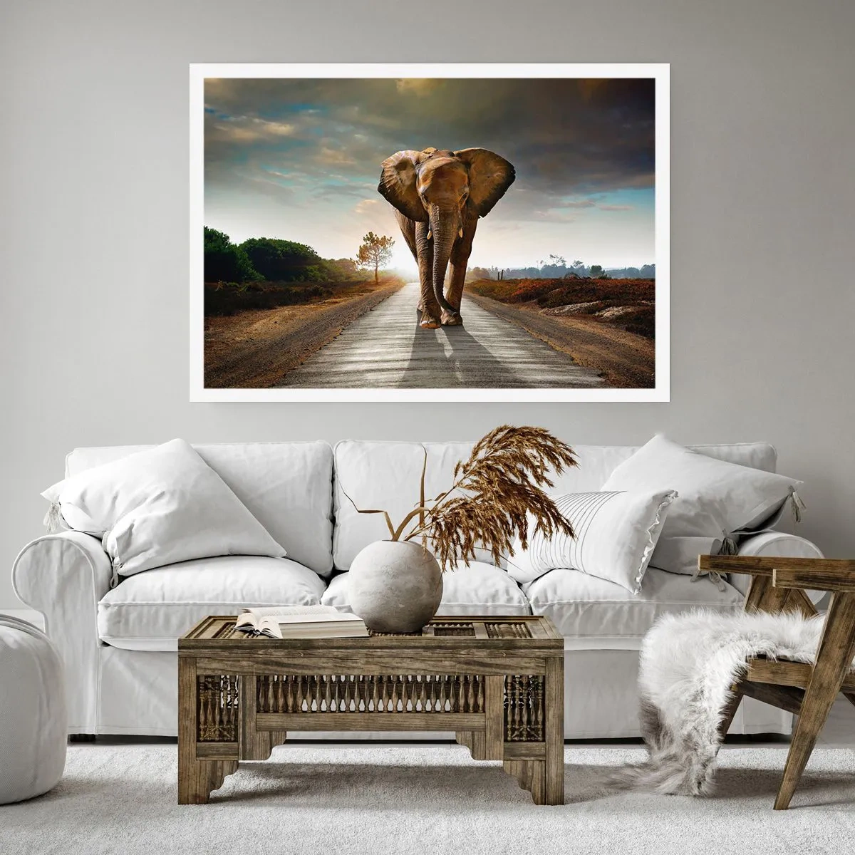 Poster - En helemaal niet in een porseleinen pakhuis - 70x50 cm