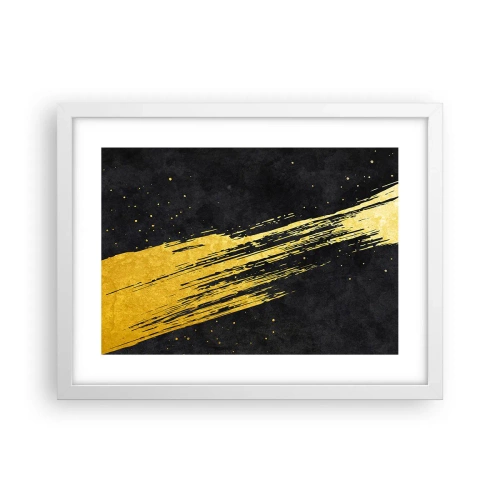 Poster in een witte lijst - Spring in hyperruimte - 40x30 cm