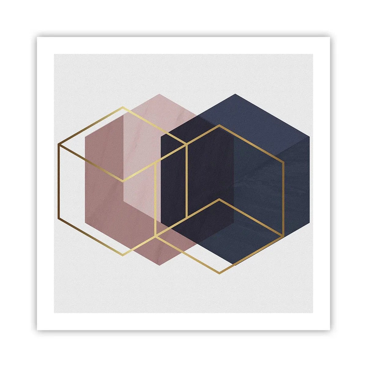 Poster - De kracht van eenvoud - 60x60 cm