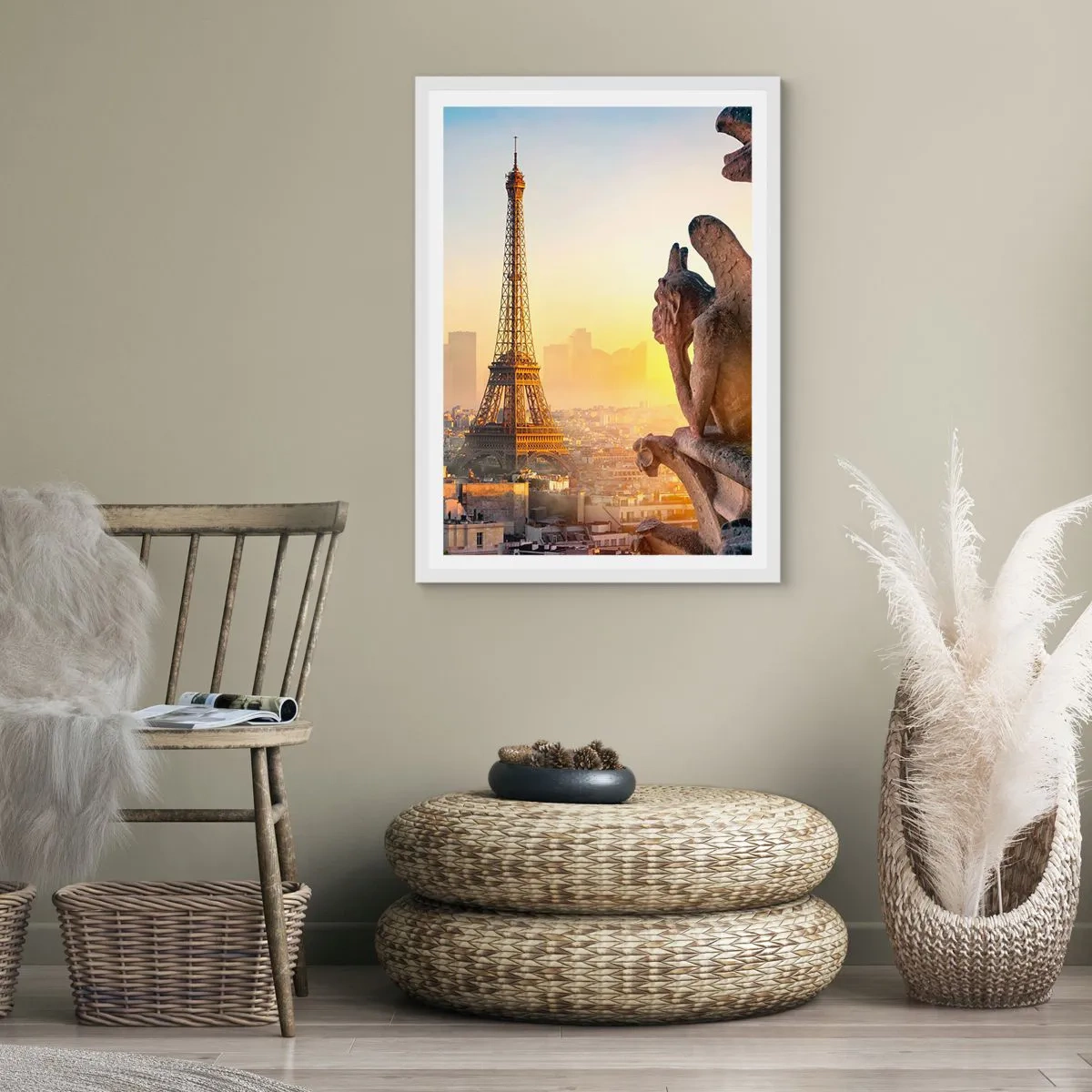 Poster in een witte lijst - Er is veel veranderd... - 30x40 cm