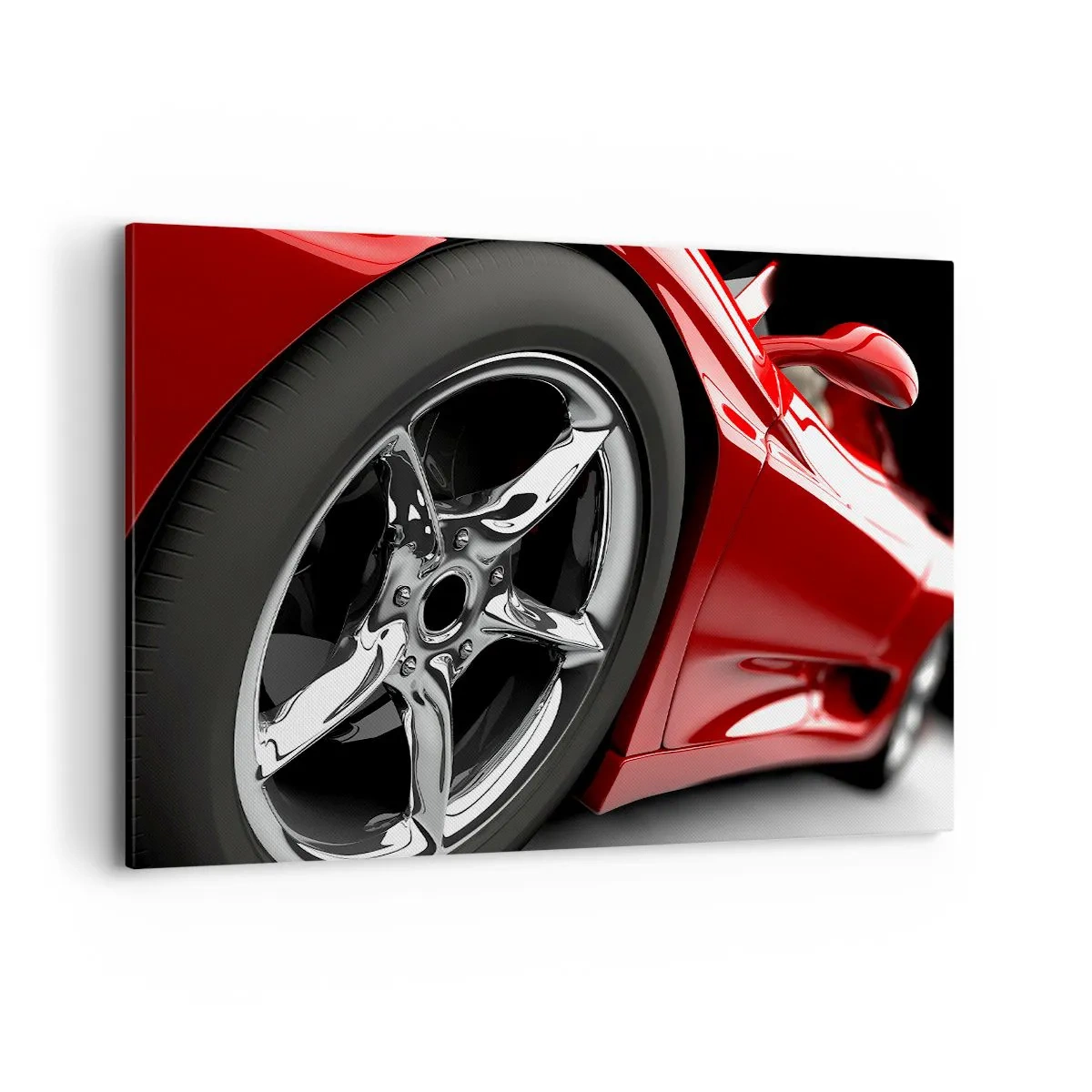 Schilderen op canvas - Gemaakt voor snelheid - 120x80 cm