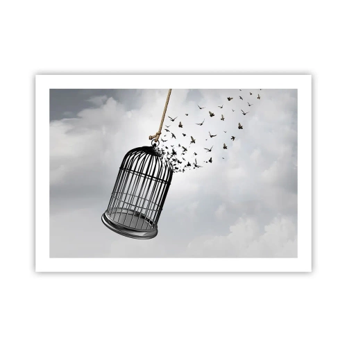 Poster - Geloof ... Hoop ... Vrijheid! - 70x50 cm