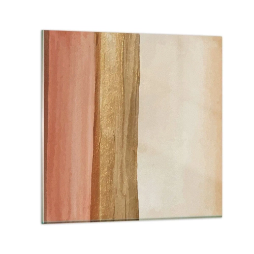 Schilderen op glas - Verticale compositie - 70x70 cm