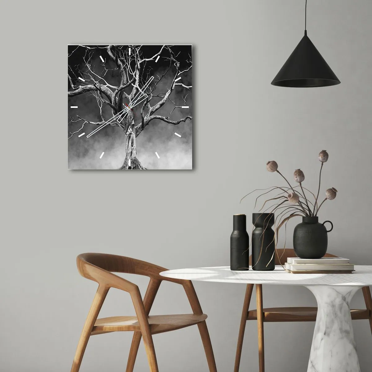 Wandklok - Klok - Oorspronkelijk en heilig - 40x40 cm