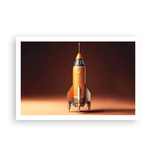 Poster - Het begint met een droom - 91x61 cm