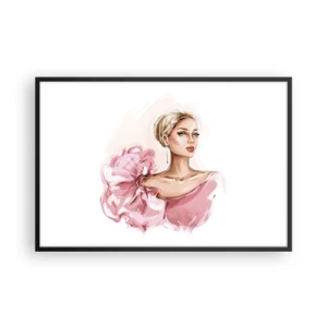 Poster in een zwarte lijst - Hoe geschilderd... - 91x61 cm