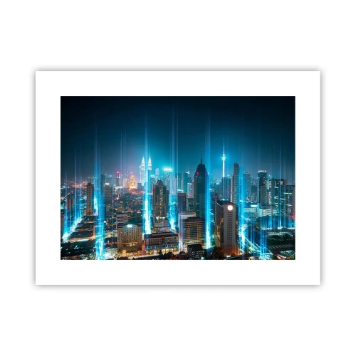 Poster - Op z'n Berlijns naar de hemel - 40x30 cm