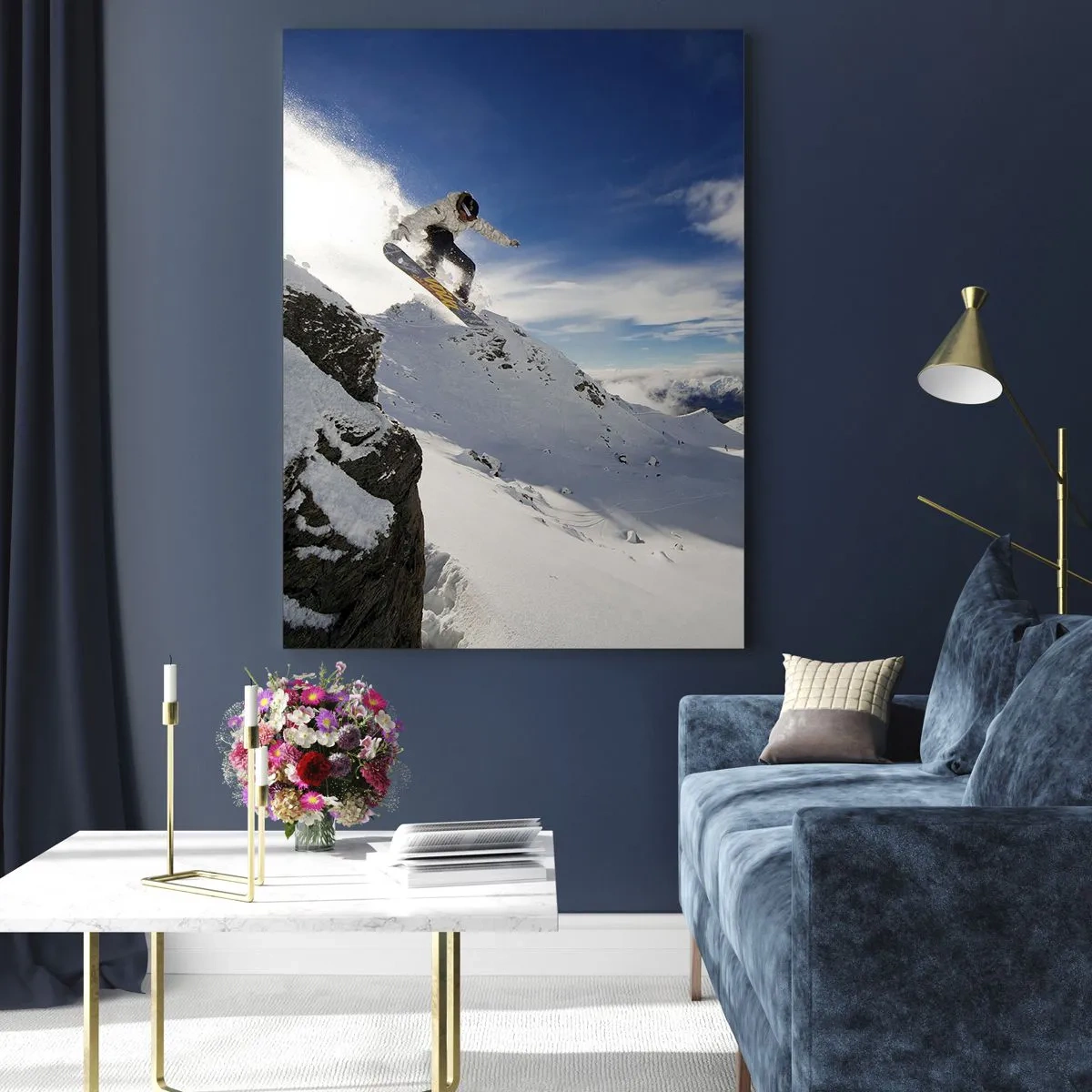 Schilderen op glas - Vrijheid zonder grenzen - 50x70 cm
