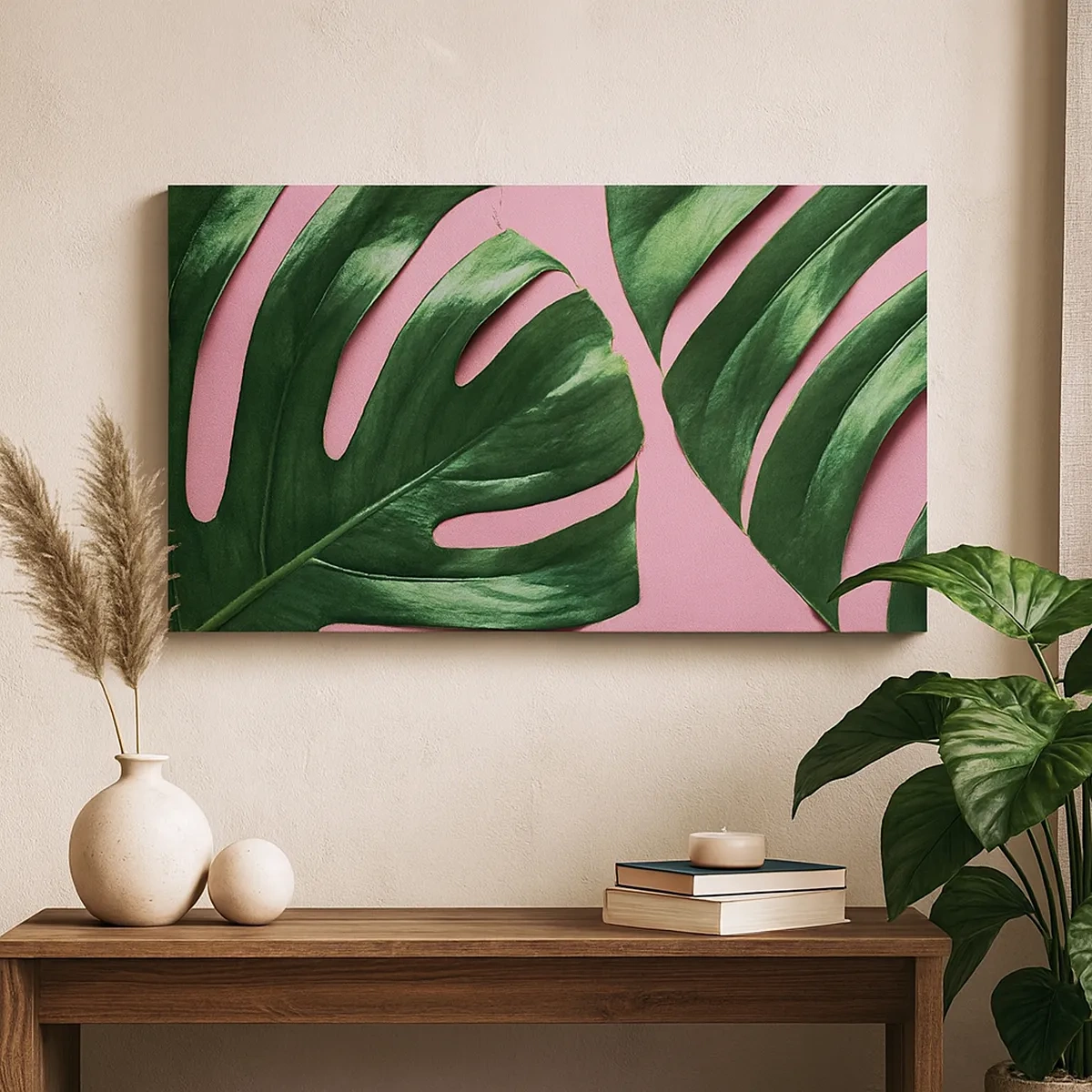 Schilderen op canvas - Groene rendez-vous - 30x30 cm