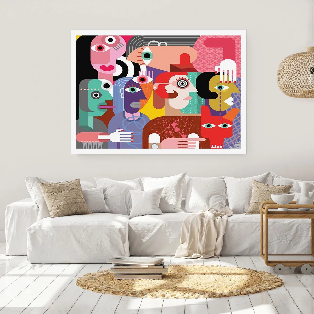 Poster - Wij zijn van de heer Picasso - 50x40 cm