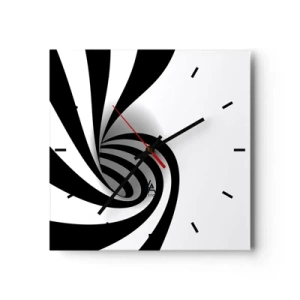 Wandklok - Klok - En toch draait het - 30x30 cm