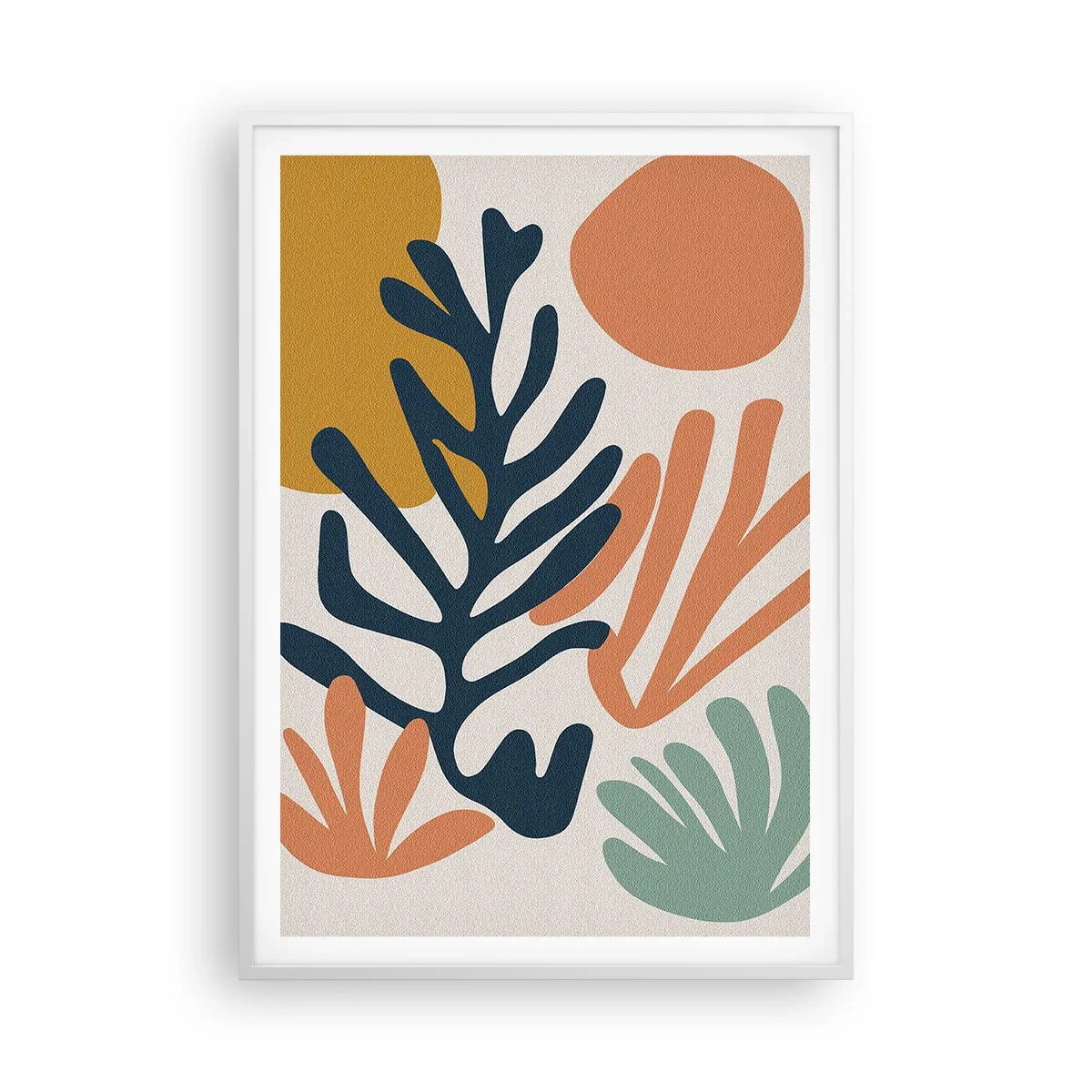 Poster in een witte lijst - Koraalzeeën - 70x100 cm