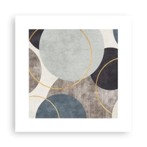 Poster - Wiel voor wiel - 30x30 cm