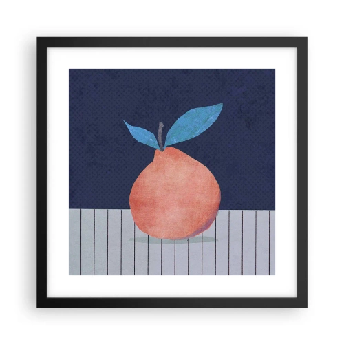 Poster in een zwarte lijst - Convexiteit en vlak - 40x40 cm