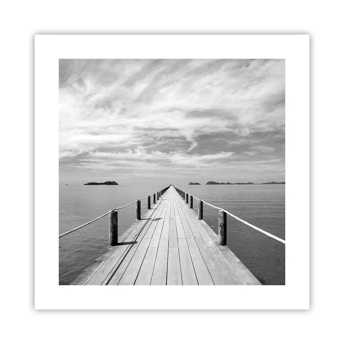Poster - Of misschien een reis... - 40x40 cm