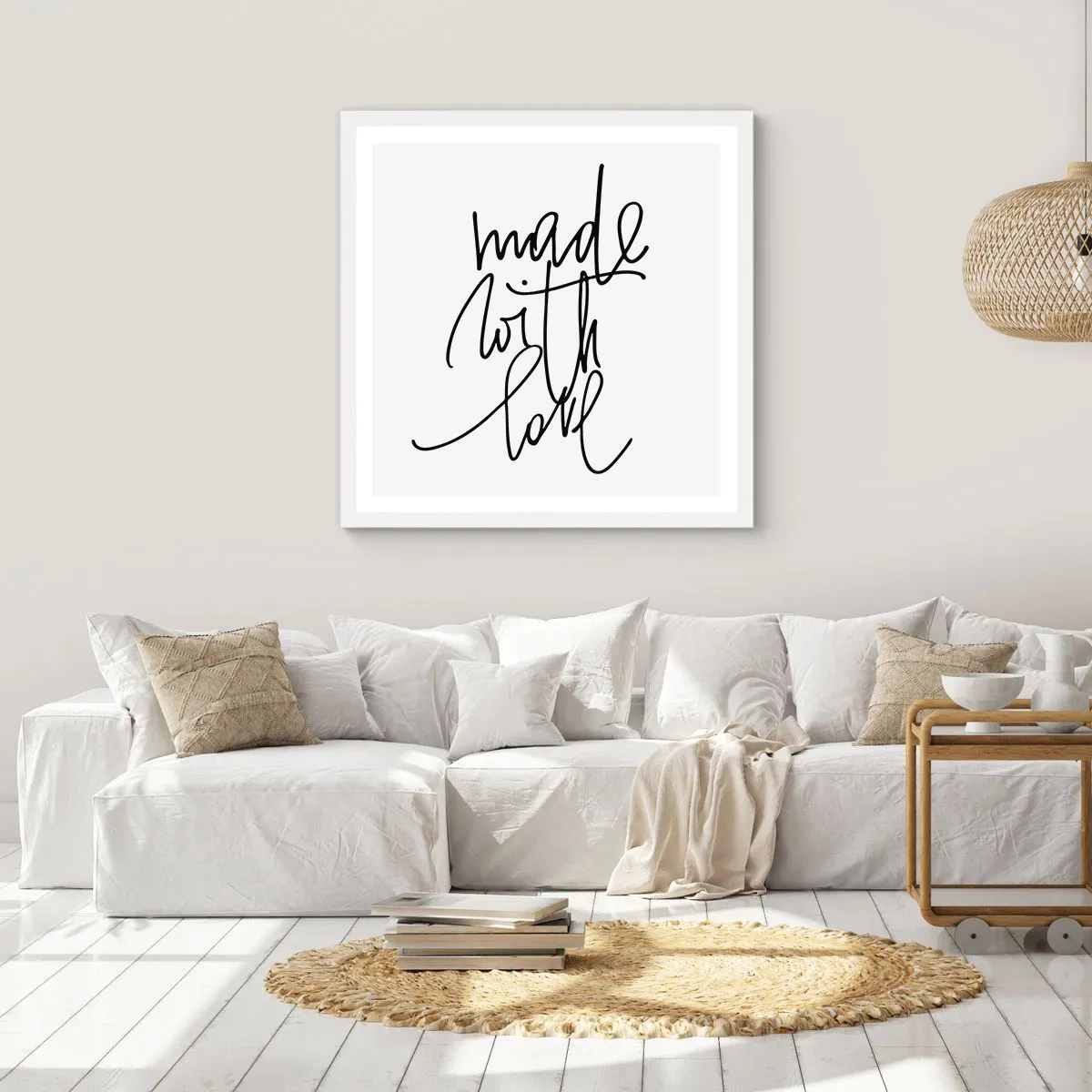 Poster in een witte lijst - Het beste merk - 40x40 cm