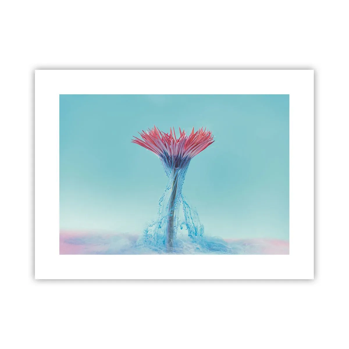 Poster - In een verkwikkende omhelzing - 40x30 cm