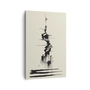 Schilderen op canvas - Overhaaste abstractie - 80x120 cm
