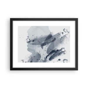 Poster in een zwarte lijst - Een onderzoek naar de aard van water - 40x30 cm