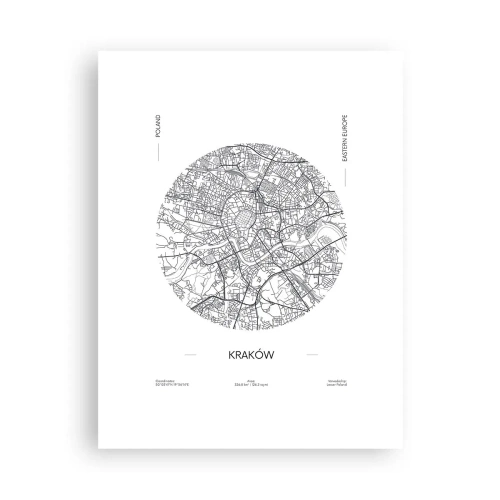 Poster - Anatomie van Krakau - 30x40 cm