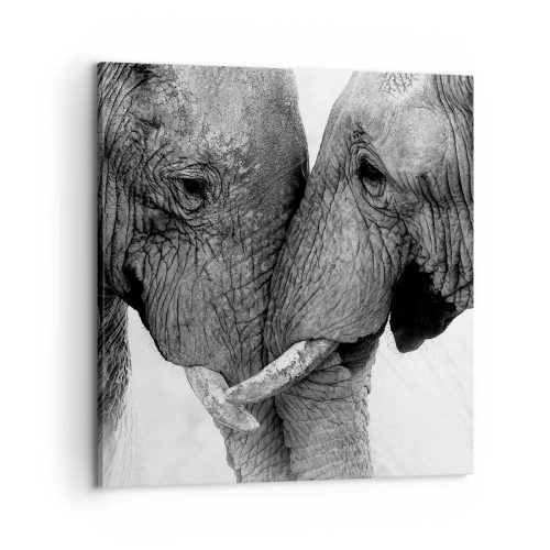 Schilderen op canvas - Oprechte bekentenis - 60x60 cm