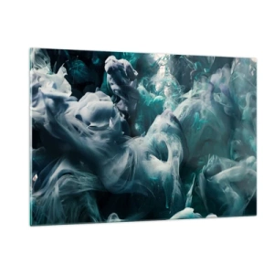 Schilderen op glas - De nobele kilheid van steen - 120x80 cm