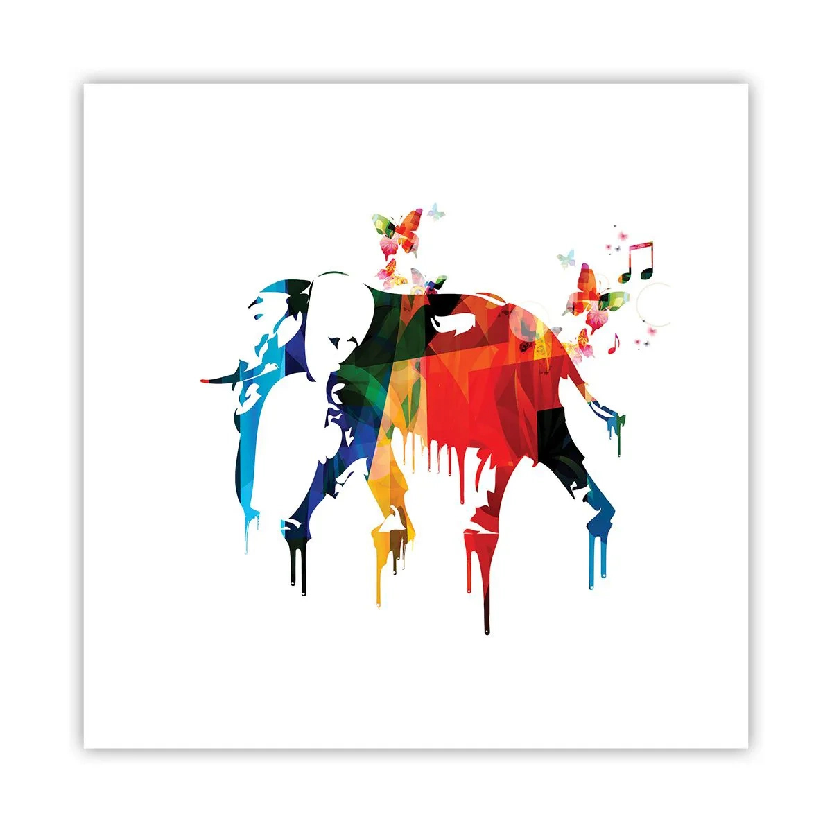 Poster - Iedereen kan dansen - 30x30 cm
