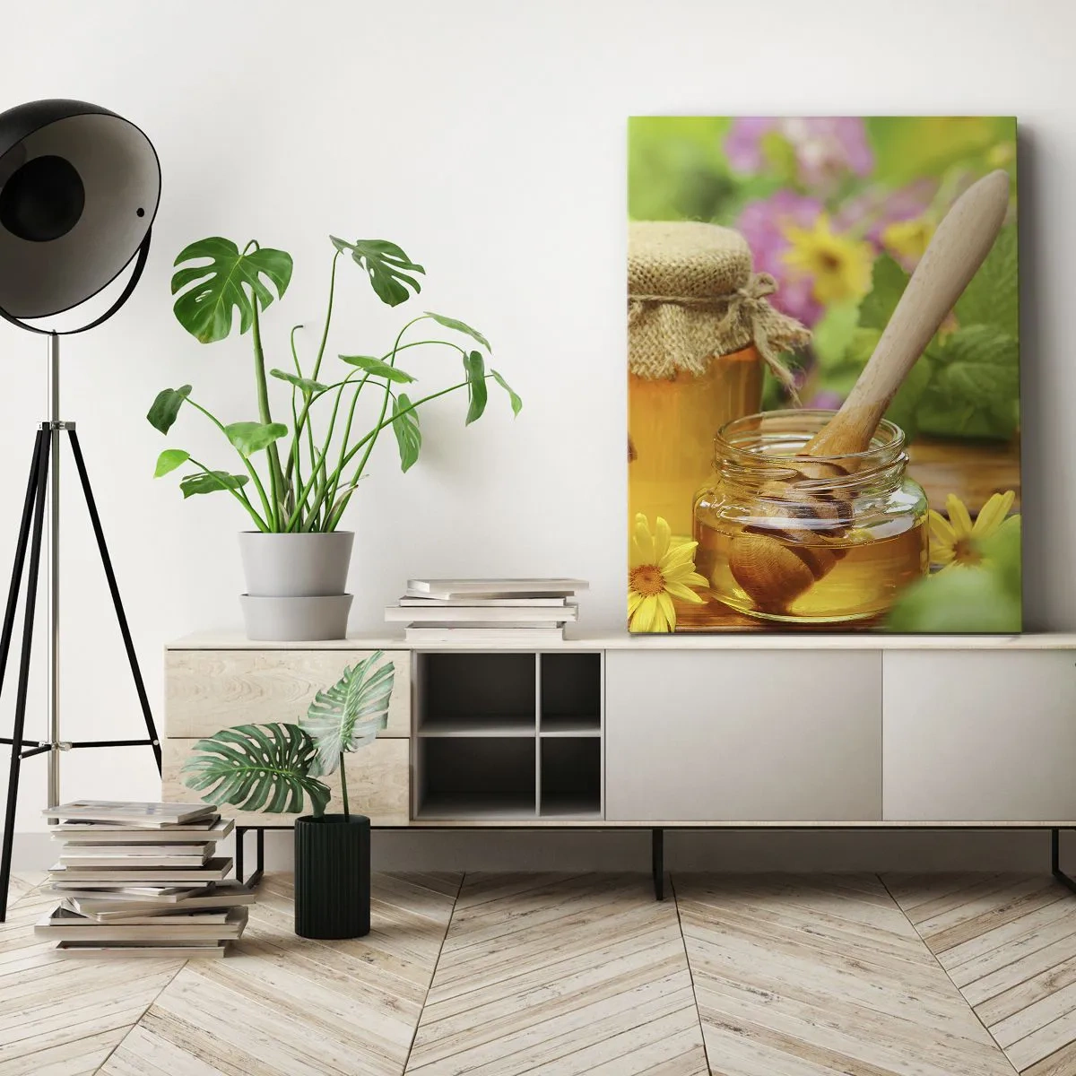 Schilderen op canvas - Zoet en bloemig - 70x100 cm