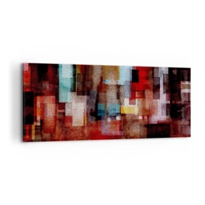 Schilderen op canvas - Het is een allegaartje - 100x40 cm