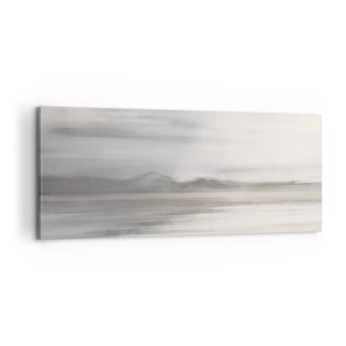 Schilderen op canvas - Afstand in reflectie - 100x40 cm