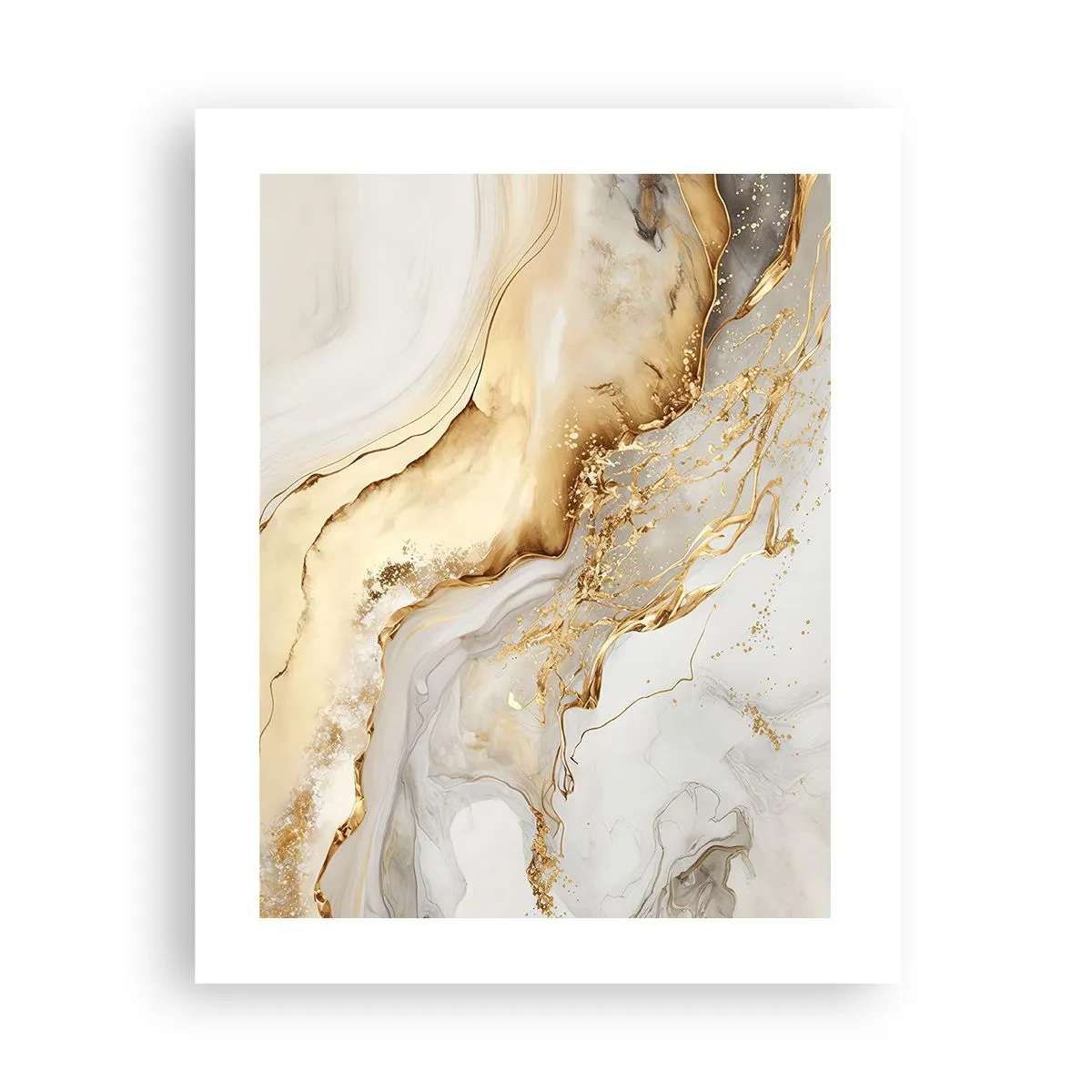 Poster - Abstractie: schoonheid en goedheid - 40x50 cm