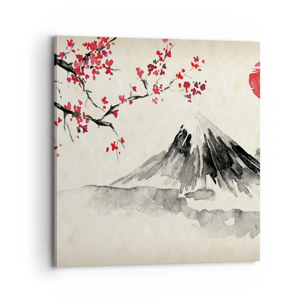 Schilderen op canvas - Houd van Japan - 70x70 cm