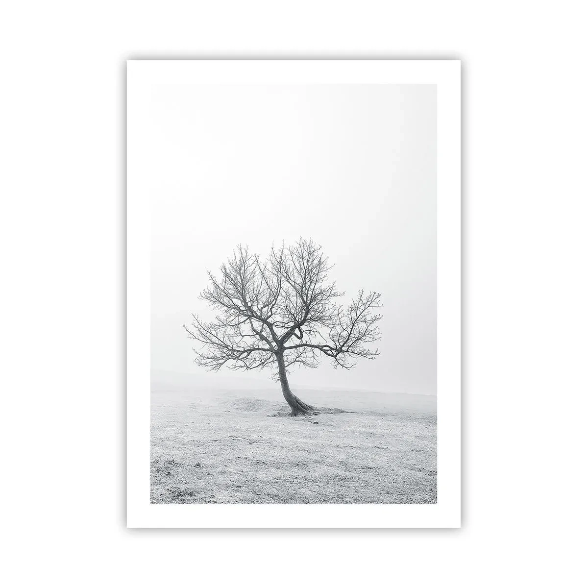 Poster - Tegen het niets - 50x70 cm