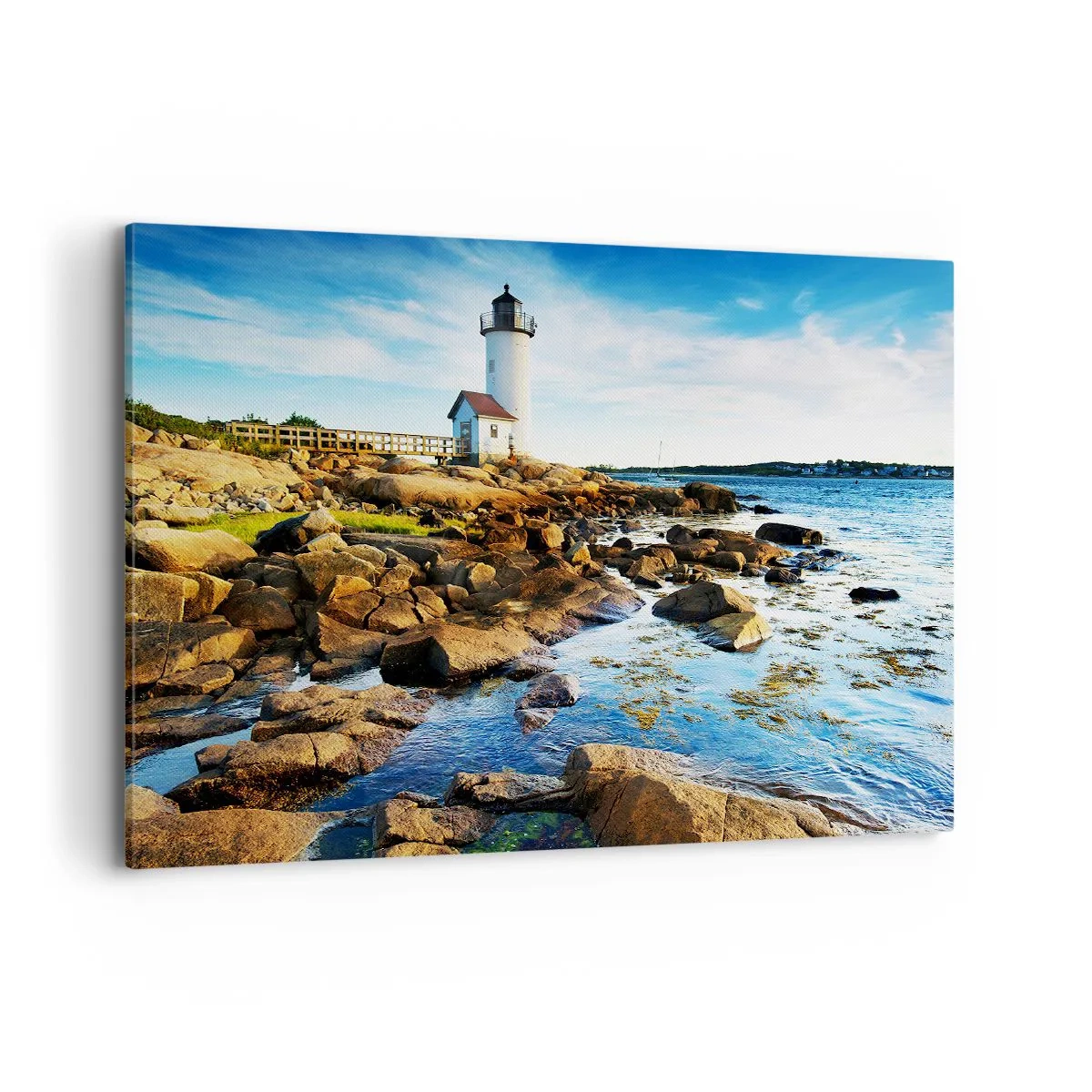 Schilderen op canvas - Kom blij terug, ik wacht - 100x70 cm