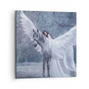 Schilderen op canvas - Een geïnspireerd moment - 70x70 cm