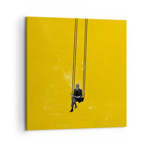 Schilderen op canvas - Dag als iedere dag - 50x50 cm