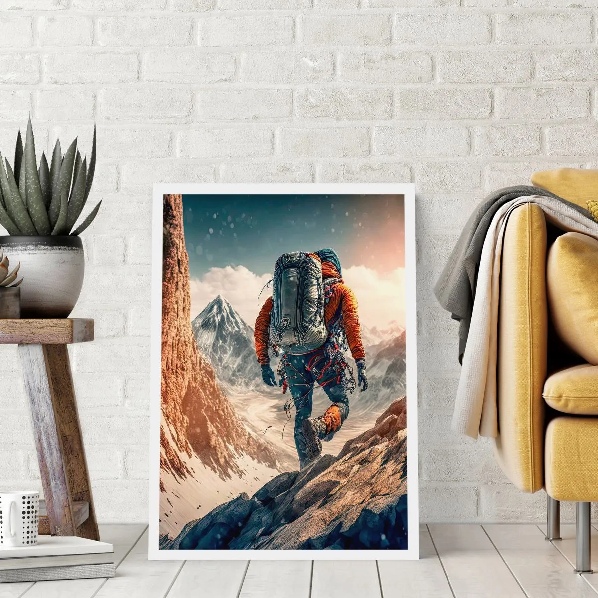 Poster - Eenzame strijder - 70x100 cm