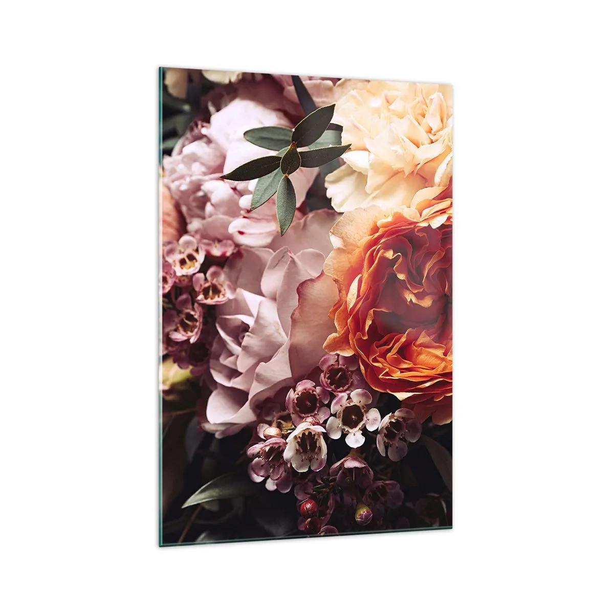 Schilderen op glas - Gehuld in schoonheid - 70x100 cm