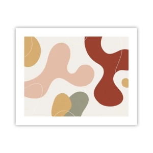 Poster - Kronkels of krullen? - 50x40 cm