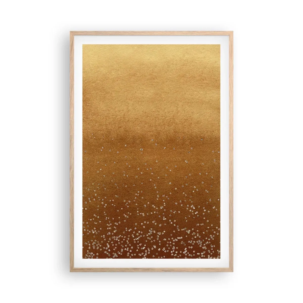 Een poster in een licht eiken lijst - De geboorte van het licht - 61x91 cm