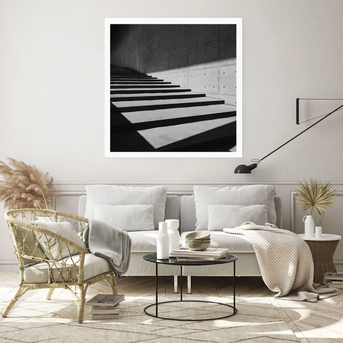 Poster - De rauwe schoonheid van het modernisme - 40x40 cm