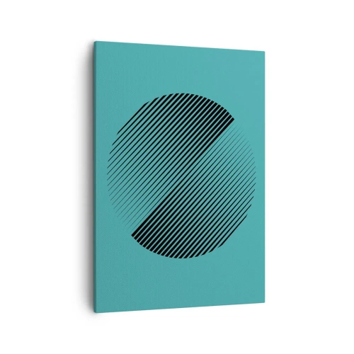 Schilderen op canvas - Cirkel – een geometrische variatie - 50x70 cm