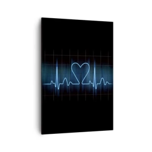 Schilderen op canvas - Op het ritme van het hart - 70x100 cm