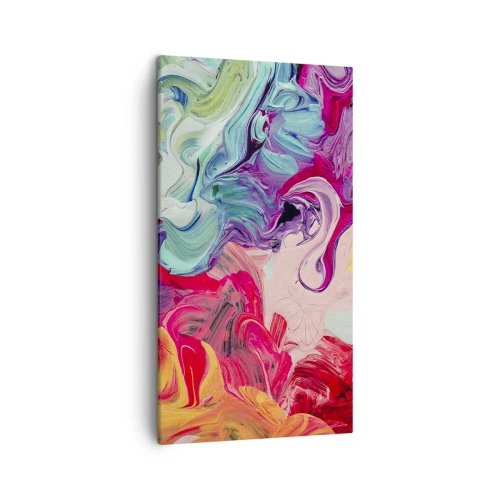 Schilderen op canvas - De geboorte van kleuren - 45x80 cm