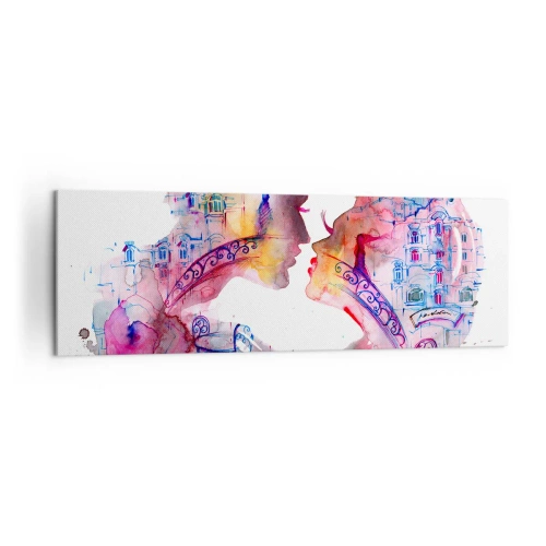 Schilderen op canvas - De geheime brug van zuchten - 160x50 cm