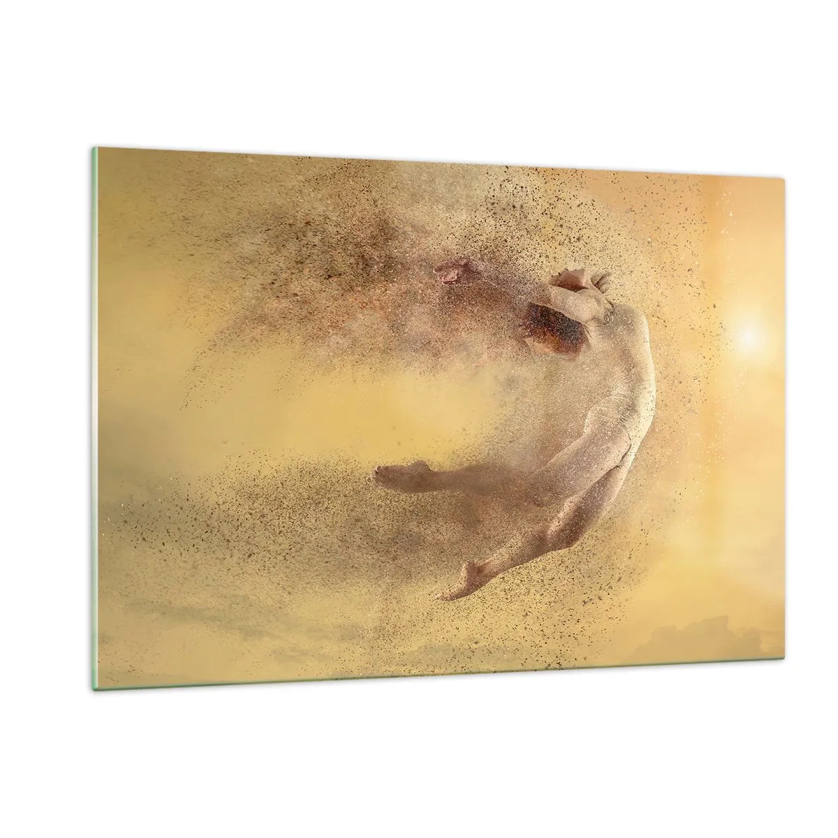 Schilderen op glas - In dansende extase - 120x80 cm