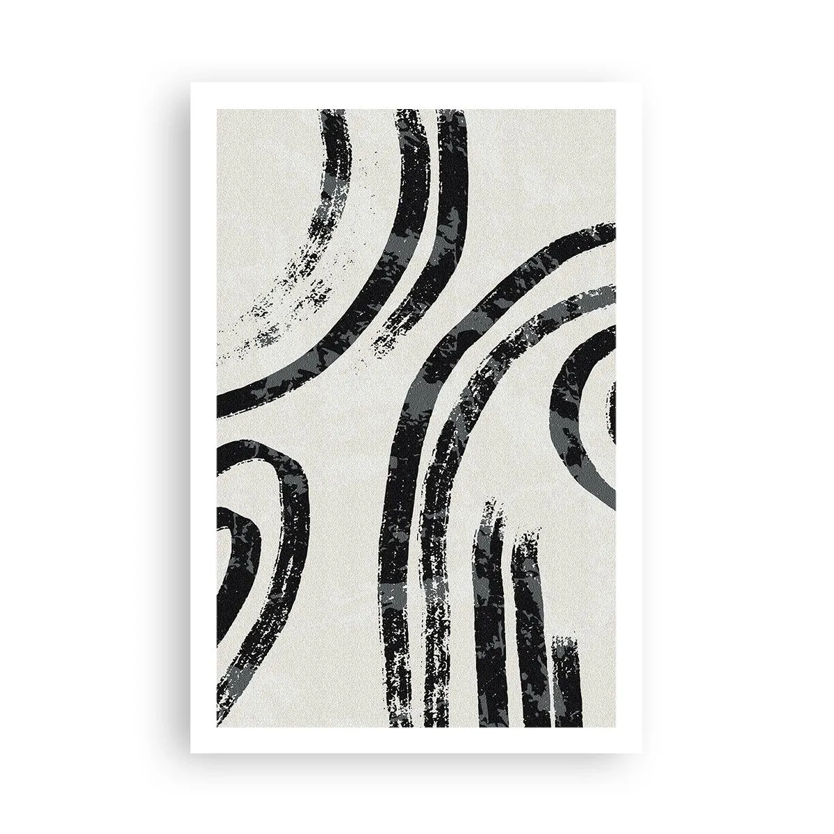 Poster - Half gestopt - 61x91 cm