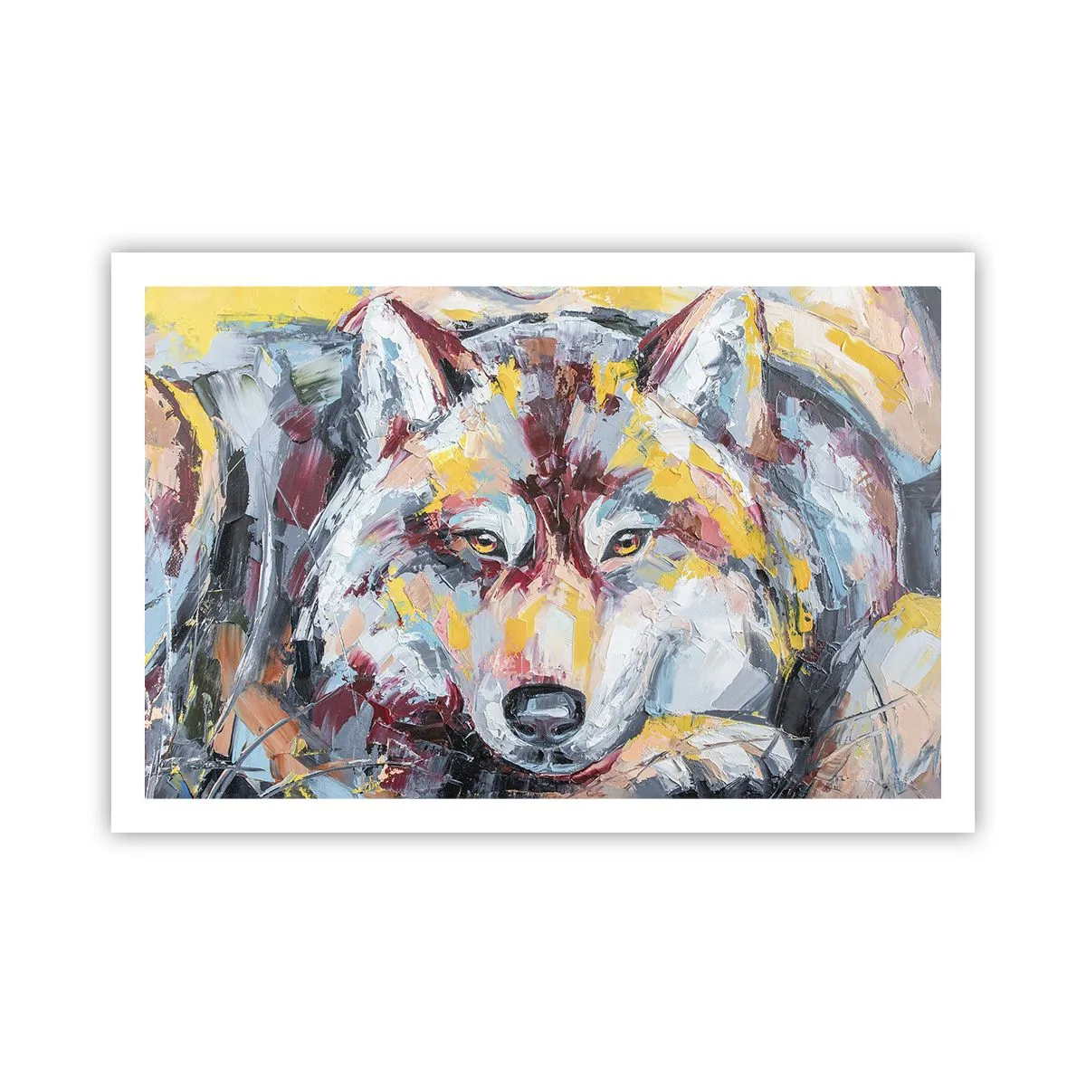 Poster - Gemoedsrust onder dierbaren - 91x61 cm