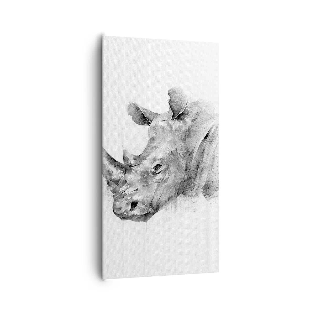 Schilderen op canvas - Afrikaans portret - 65x120 cm