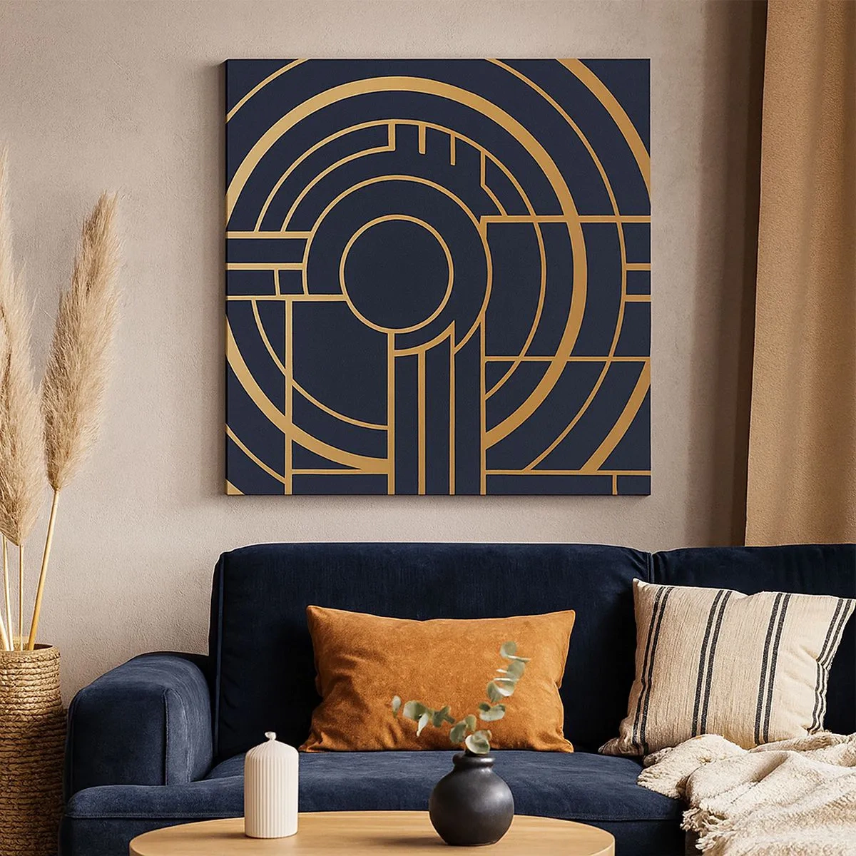 Schilderen op canvas - Draaien van dingen - 30x30 cm